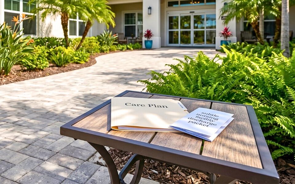Florida assisted living community pathway representing Medicaid home care transition options.